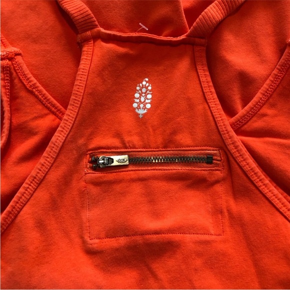 Free People Hot Shot Mini Dress With Pockets In Cherry Tomato. NWT! Sz M, XL - Picture 6 of 14